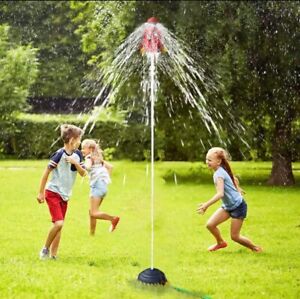 Rocket Sprinkler Sprinkler Spinning Flying Children's Outdoor Water Playing Toy