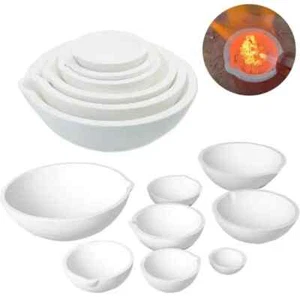 100/500/5000G Quarz Silica Schmelztiegel für Golds Silber Platin Raffination - Bild 1 von 23