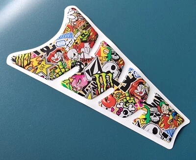 HONDA CB1000RR Fireblade (2004-2017) Gel Tank protection Pad - Sticker Bomb - Image 1 of 3