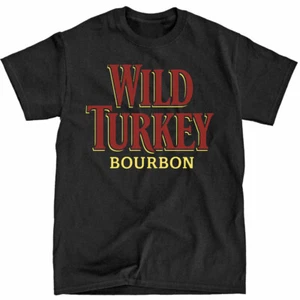 Wild Turkey Bourbon Whiskey schwarzes T-Shirt - schneller Versand! Hochwertig! - Bild 1 von 4