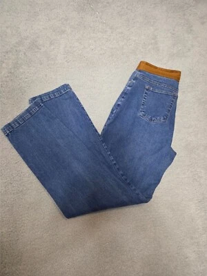 Pantalones de mezclilla informales Mountain Lake de colección para mujer 8 azules rectos cónicos rodeo al aire libre Foto 1 de 4