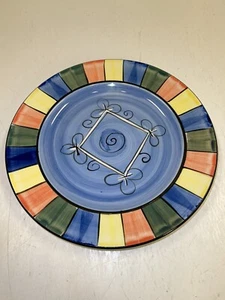 Bordato Plate by Tabletops Unlimited, Plate, MultiColor, Festive, Dinner - Picture 1 of 4
