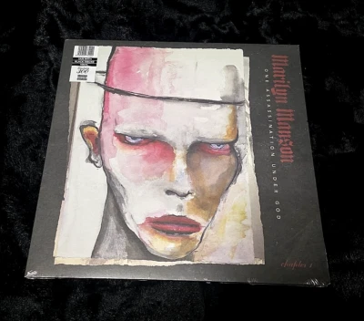 Marilyn Manson~ One Assassination Under God Chapter 1 ~Tan /Black Smoke LE 300 - Image 1 of 3