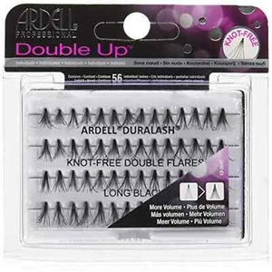 Ardell Double Up Individuals Knot-Free Long Black False Lashes, Double Flares - Picture 1 of 1