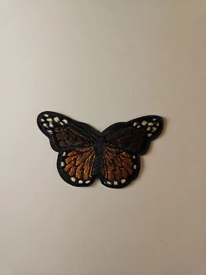 Beautiful Brown Butterfly Embroidered patch For Clothing Repair & Accessories - Image 1 of 3