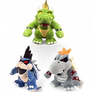 JUEGO DE 3 Juguetes de Peluche Super Mario Bros King Koopa BOWSER Muñeco de Peluche 11" - Imagen 1 de 3