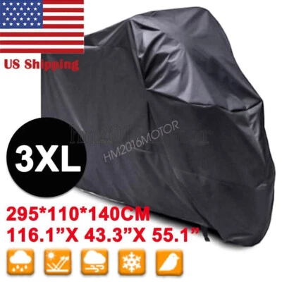 3XL  Motorcycle Cover Protector For Harley Road King Custom Classic - Image 1 of 4