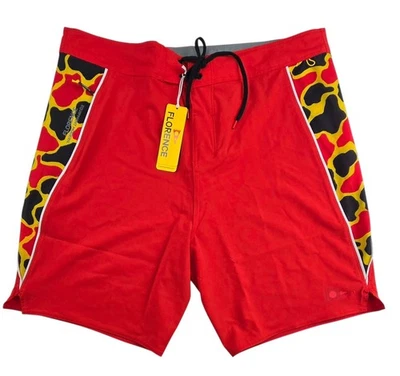 Boardshorts Florence Marine X F1 Airtex Gamma Surf Racing rojo para hombre talla 34 $85 Foto 1 de 4