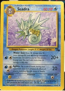 Pokémon Seadra 42/62 1995, 96, 98 NM - Picture 1 of 1