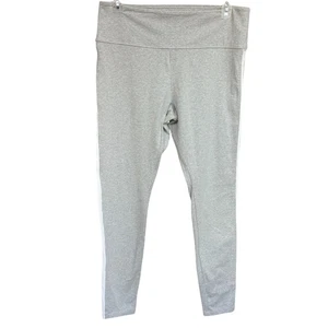 Victorias Secret Pink Grey High-Waisted Leggings Contrast White Stripe XXL Long - Picture 1 of 6