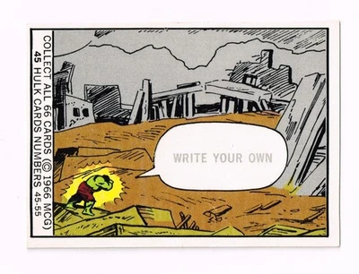 Donruss #45 Hulk Write your own - Image 1 of 2