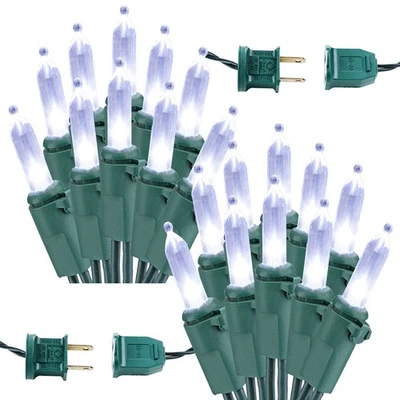 Brizled Christmas Tree Lights, 2 Pack 33ft 100 LED Christmas Lights, 120V UL ... - Image 1 of 4