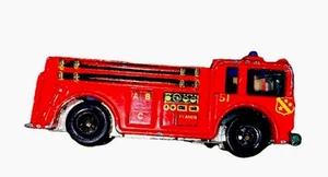 Vtg 1976 HOT WHEELS REDLINES FIRE EATER FIRE TRUCK HW DIECAST MATTEL 70s Antique - Picture 1 of 6
