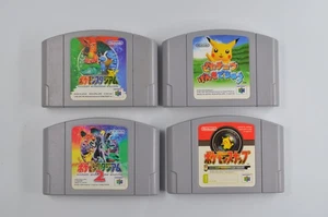 Pokemon Nintendo 64 4 Game Set Hey You Pikachu Snap Stadium 1 2  NTSC-J N64 - Picture 1 of 5