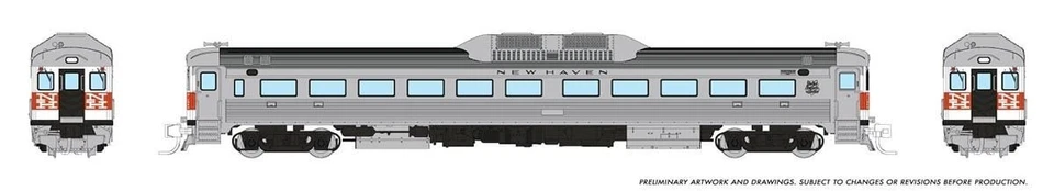 Rapido N Scale 516009 Budd RDC-1 (Phase I) New Haven-McGinnis DC/Silent New! - Image 1 of 4