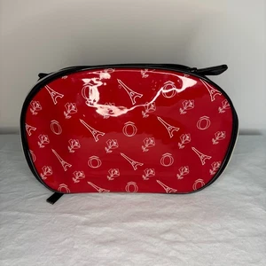 LANCOME Kosmetiktasche Paris Eiffelturm Henkel schwarz rot - Bild 1 von 7