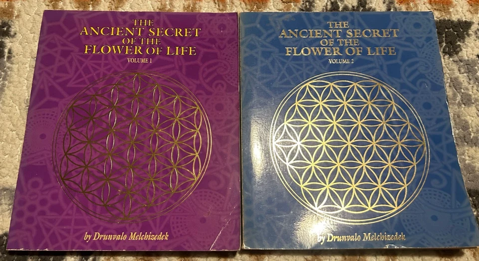 Ancient Secret of Flower of Life Vols. 1 & 2 Drunvalo Melchizedek Esoteric Books - Image 1 of 1