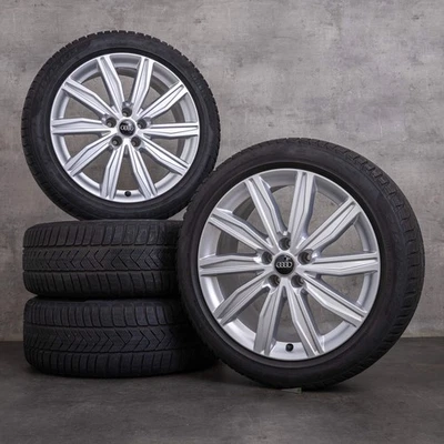 Audi A6 S6 Winterräder 19 Zoll 4K C8 Felgen 4K0601025M silber glanz - Bild 1 von 4