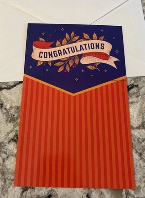 Congratulations Continued Success Graduation 5”x7.75" Stockwell Greeting Card - Image 1 of 4