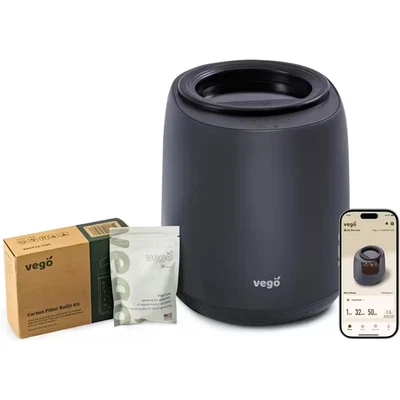Vego Kitchen Composter 4L Countertop 5 Modes Weight-Based Smart with App Odorles - Image 1 of 4
