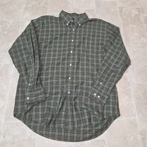 Bobby Jones Collection Woven In Italy Micro Plaid Button Down Hemd Herren XL - Bild 1 von 8