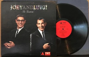 JOEY AND LUIGI THE TURNABOUTS~SIGNED TNT COMEDY LP~AUTOGRAPHED~HARLAN~BALLETTO - Bild 1 von 3