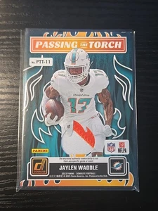2023 Panini Donruss Passing the Torch Jerseys Prime /49 Mark Duper Jaylen Waddle - Picture 1 of 2
