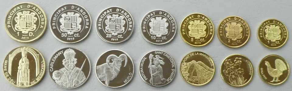 Andorra kms Juego de monedas 2013 sin circular - Imagen 1 de 1