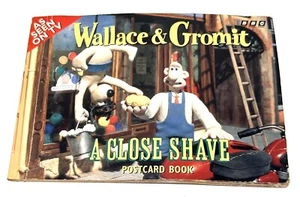 Wallace and Gromit Book A Close Shave Postcard Book Vintage 1995 - Picture 1 of 8
