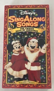 Disney’s Sing Along Songs The Twelve Days of Christmas (VHS, 1997) Pre-owned - Imagen 1 de 6