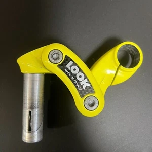 LOOK Ergostem 26,0 mm 22,2 vástago amarillo TT carretera persecución pista - Imagen 1 de 8
