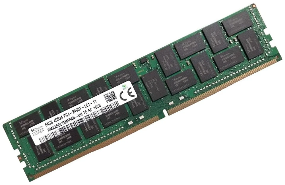 Hynix 64GB DDR4 2400MHz ECC LRDIMM RAM HMAA8GL7MMR4N-UH Load Reduced Server RAM - Bild 1 von 1
