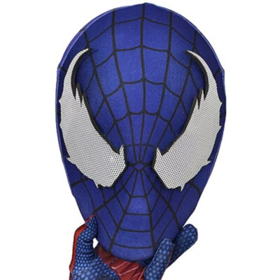 Blue Venom Spider-Man Mask Halloween Spiderman Mask Cosplay Costume Accessories - Image 1 of 4