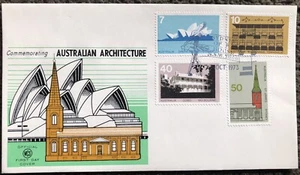 Australia WCS Wesley FDC, 1973 Architecture Issue - Picture 1 of 1