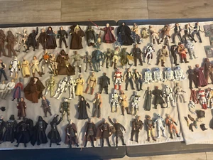 Lot of 85 Mixed Star Wars 3.75 action figures - Picture 1 of 13