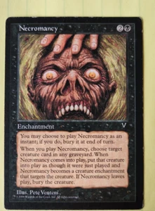 Necromancy Magic the gathering Karte Englisch HP Visions Commander MTG Enchantment - Bild 1 von 2