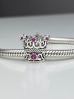 Royal Crown Charm Bead Queen King Royalty Genuine 925 Sterling Silver ??