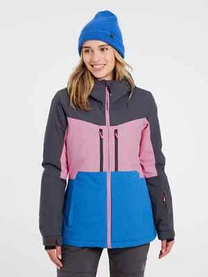 Protest Mugo Damen Ski Snowboard Jacke Horizon Blue (grau/rosa) - Bild 1 von 3