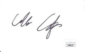 COLBY COVINGTON Tarjeta de índice 3X5 firmada WWE JSA UU80170 - Imagen 1 de 1