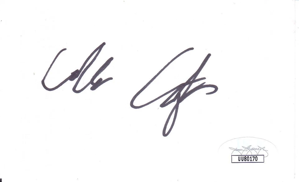 COLBY COVINGTON Signed 3X5 Index Card WWE JSA UU80170 - Image 1 of 1