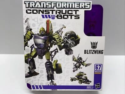Transformers BLITZWING Construct-Bots Triple Changer Figure 67 Pieces 2013 - NEW - Image 1 of 4