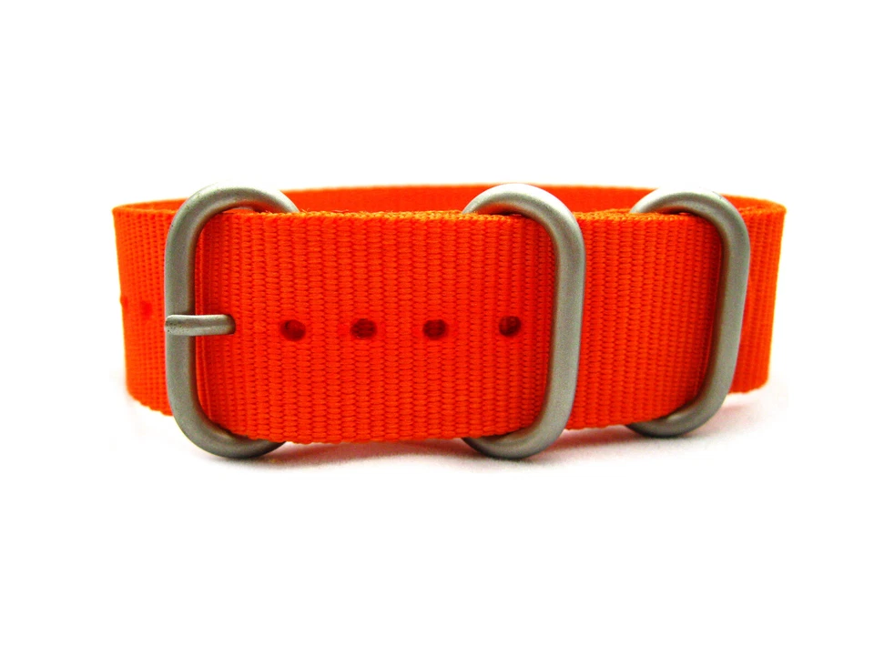 Correa/correa de repuesto para reloj SS/PVD de nailon balístico sólido/rayas Foto 1 de 1