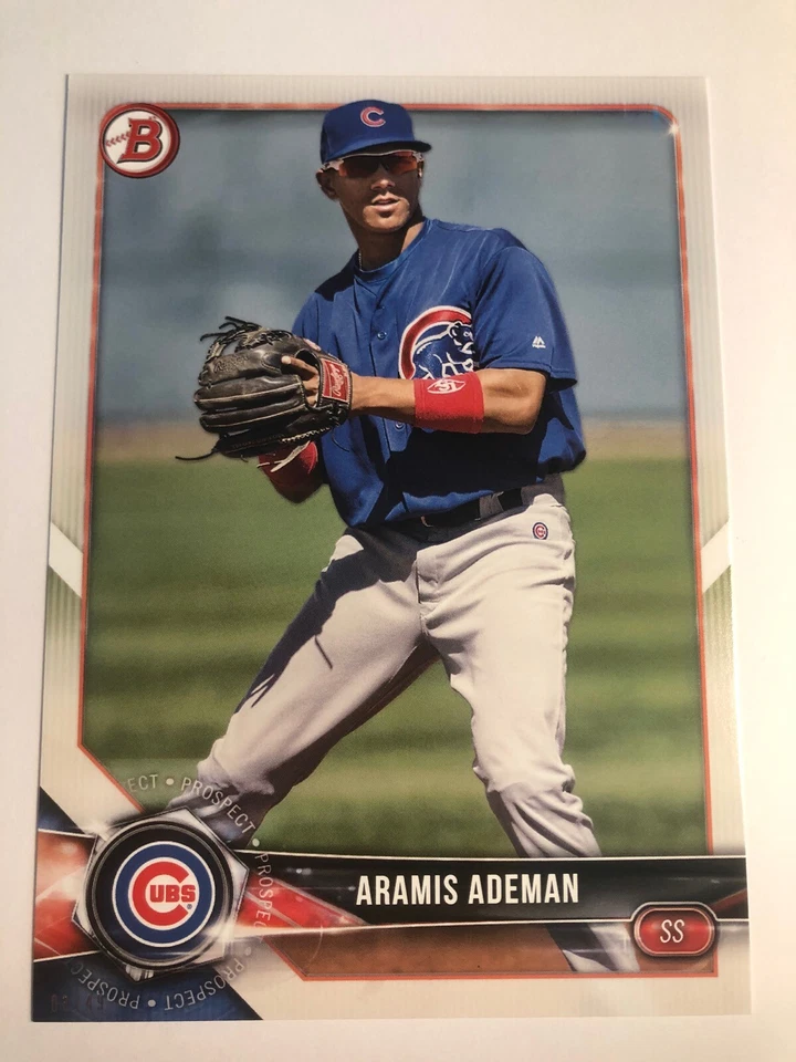 2018 Bowman Draft Jumbo 5x7 Aramis Ademan Cubs BD72 03/49 - Image 1 of 1