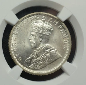 British India 1933C 1/2 Rupee NGC MS 65 - GEM Unc! - Picture 1 of 4