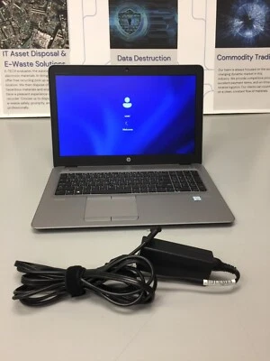 HP EliteBook 850 G3 15.6" 256 GB SSD Core i5 6th gen  2.30GHz 4GB RAM WIN 11 PR0 - Image 1 of 4