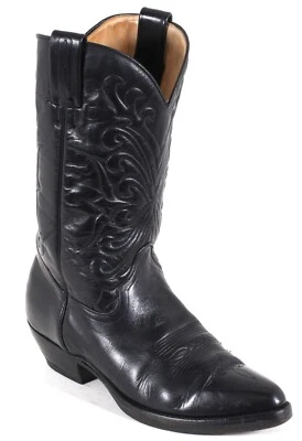 Stivali cowboy stivali western linea danza catalana pelle vintage Tony Mora 42 - Immagine 1 di 4