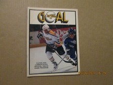 IHL Cleveland Lumberjacks Vintage Defunct Circa 1992-93 Team Logo Hockey Program