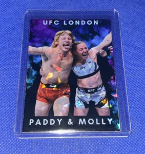 Paddy Pimblett & Molly Mccann UFC London Custom RC Rookie Card Holo Prizm Foil