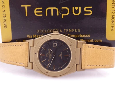 RELOJ IWC SL TITANIO MEDIANO 4509 NUEVO STOCK ANTIGUO AÑOS '90 NUNCA USADO  Foto 1 de 4