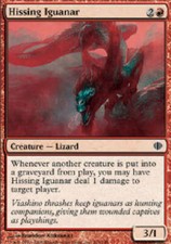 HISSING IGUANAR X4 4 4X Shards of Alara MTG Magic the Gathering Cards DJMagic